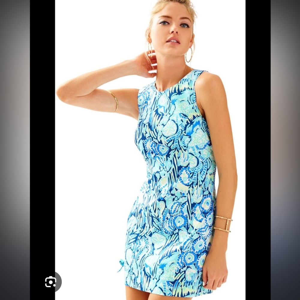 Lilly Pulitzer Mila Shift Dress Indigo Sunset